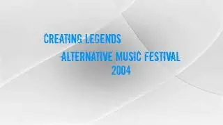 Creating Legends' Alternative Music Festival - Taskent 2004.