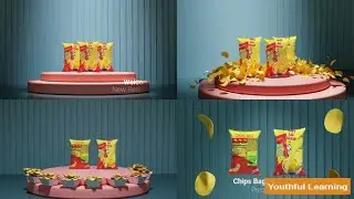 Chips Bag Mockup Promo Free Download After Effects Template