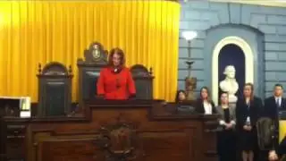 Senate President Therese Murray bids farewell