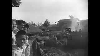 ACTION ACCOMPANYING PARACHUTE DROP OF THE TREADWAY BRIDGE, KOREA