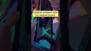 Cardi k6 ambient light for Innova Crysta specifically designed #ambient light#cardik6 ☎️8287789440