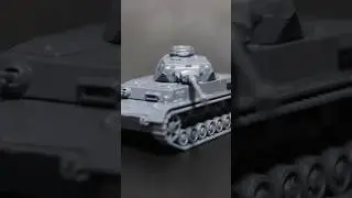 Army men German Panzer IV, model painting, 1/72 scale, Made By Italeri