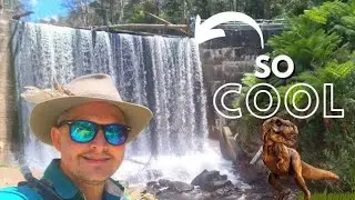 Hiking RUBICON'S MASSIVE DAM WATERFALL on the Aqueduct State Forest Trail, Australia #hiking #hike