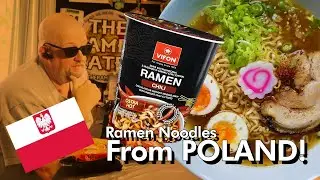 Большая коробка лапши быстрого приготовления из Польши