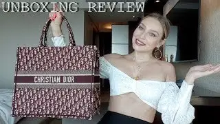 CHRISTIAN DIOR BOOK TOTE BAG unboxing review | Sonja Kovac