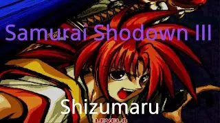 SAMURAI SHODOWN III.Shizumaru game play. 