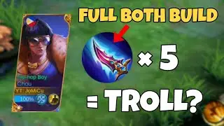 Chou, But with Full BLADE OF THE HEPTASEAS Build! (TROLL???) | MLBB