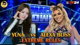 YUNA vs ALEXA BLISS | EXTREME RULES (Requested) | 유나 vs 알렉사 블리스 | ITZY vs WWE | WWE KPOP #pae8tube