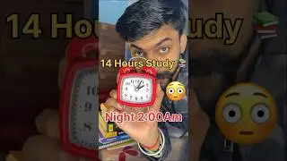 14 Hours Study kaise kare🤔 Best time table📚#motivation #studytips #ssc #explore #shorts #Upsc