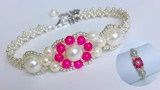 Bracelet || beautiful bracelet making at home || bracelet making with beads || bracelet tutorial