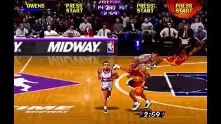 NBA Hang Time (Sacramento Kings - Houston Rockets) (High Voltage) (WIN) [1996] [PC Longplay]