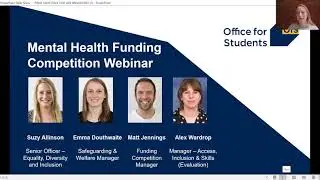Mental health funding competition webinar