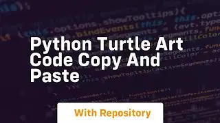 python turtle art code copy and paste