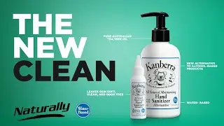 Kanberra All Natural Moisturizing Hand Sanitizer Alternative Made with Real Tea Tree Oil