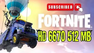 Fortnite - Test in HD 6670 512 MB DDR5 (2024, 720P) /fHDgaming/