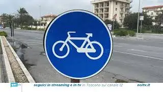 Nuovo look per la Ciclovia Tirrenica a Lido di Camaiore