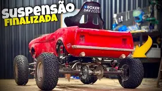 O MUSTANGÃO desceu 🔥 suspensão traseira finalizada | kart Cross Boxer Day 2025
