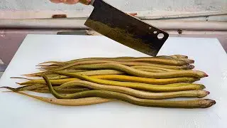 Eel cooked with banana tree // Vn Chef