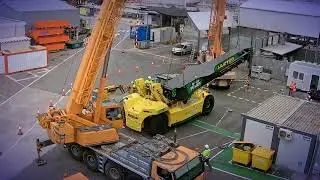 H2PORTS - Assembly of the Hyster hydrogen ReachStacker