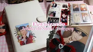 Organizando binder dos vampirões/enhypen