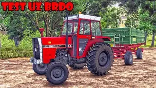 IMT 560 vs 12t Prikolica uz brdo Test | FS 25