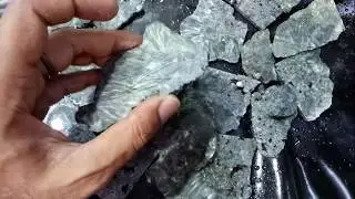 Seraphinite Rough Slab Wholesale Lots Online Bulk Sale Best Price India