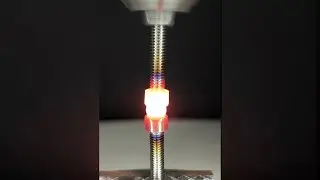 Welding Two Metal Nuts Together | Extreme Friction & Heat Experiment