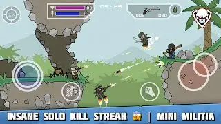 High Voltage Game Mini Militia | Solo Pro Gameplay USA #usa