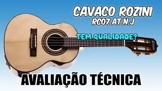 Cavaco Rozini Rc07 Jacarandá Fishman Rc07.at.n.j Ativo - Review com Avaliação Técnica!