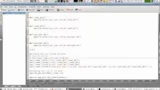 PyS60:Python Symbian Development 9:GUI:Application Menu (English Version)