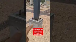 Anclaje de columnas met&aacute;licas y el uso de grout o mortero de baja contracci&oacute;n