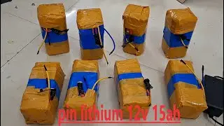 bình phun thuốc sâu làm bằng pin lithium 12v15ah có thể phục tới 20 bình giá chỉ 600k
