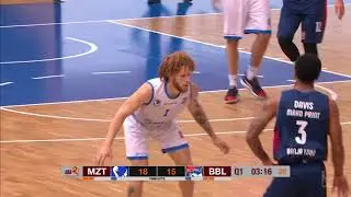 Hassani Gravett throws down a MONSTER DUNK (MZT Skopje Aerodrom - Borac Banja Luka, 18.11.2020)