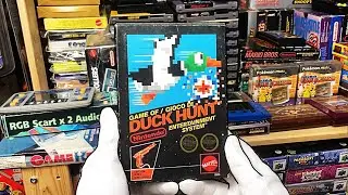 Геймплей «Утиная охота», распаковка, Asmr с Zapper Gun, аркады для Nintendo Nes 1985