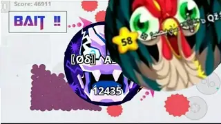 AGAR.IO MOBILE SOLO SMALL VS BIGGEST EPIC FIGHT | INSANE DOUBLE CANNONSPLIT