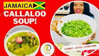 Nutrition Lawyer Shows You How to Make authentic Jamaica Callaloo Soup! Low Carb, Keto & Delicious!