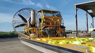 Twin T53 turbine powered air boat