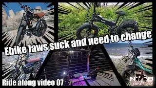 Ebike laws suck and need to change - Ride along video 07