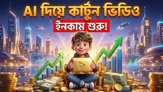মোবাইল দিয়ে পিক্সার স্টাইল কার্টুন ভিডিও বানান! 😱 (Free AI Tools) | 100% Monetization Secret