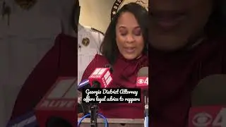 #Georgia D.A. #FaniWillis speaks on recent #ATL gang indictment and using rap lyrics as evidence.