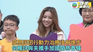 何雁詩鄭俊弘與將赴加國辦慈善騷 喜見兒子學識爬及跪地逐漸進步
