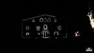 making of video mapping en masia de Girona
