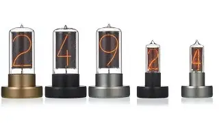 Now on Kickstarter: 2 Single-Digit Clocks With The Jubilant Nixie Lamps