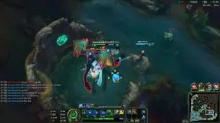 'Unranked'  Zac vs Master Yi  - AP Semi Tank full gameplay S6