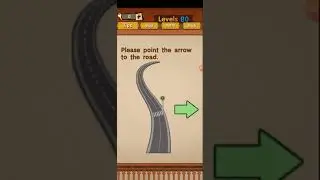 Super Brain Level 80 Please point the arrow to the road walkthrough