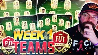REVIEWING YOUR WEEK 1 FUT CHAMPIONS SQUADS! UNDER 100K! - FIFA 21 Ultimate Team