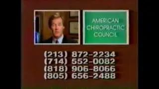 1985 American Chiropractic Council Commercial