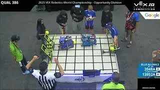 Vex Robotics Worlds 95 Points Qual 386