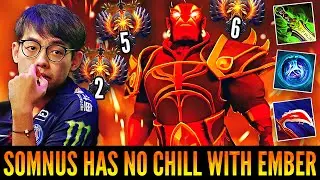 👉 SOMNUS (MAYBE) Has No Chill With Ember Spirit vs Top MMR Players - Dota 2 Highlights