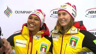 Team Nolte wins women Bob Lillehammer #ibsfsliding #winterolympics #milanocortina2026 #sports
